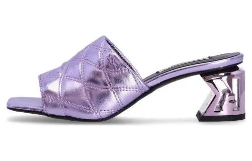 KARL LAGERFELD / Karl Lagerfeld Jeans Slide Slippers Women's Purple