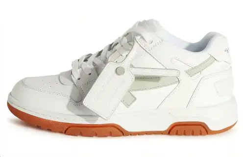 OFF WHITE Out Of Office Low Top Sneaker 'White Brown' Women's