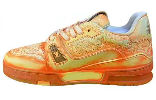 LOUIS VUITTON Low top Skateboard Shoes Women's Orange