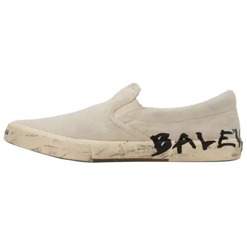 Balenciaga PARIS Stylish Skateboarding Shoes Men's White Distressed
