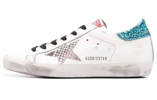 Golden Goose Super Star Cow Leather Low top Stylish Skateboarding Shoes Women's White