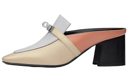 HERMES Blossom Closed Toe Slippers Women's Multicolor