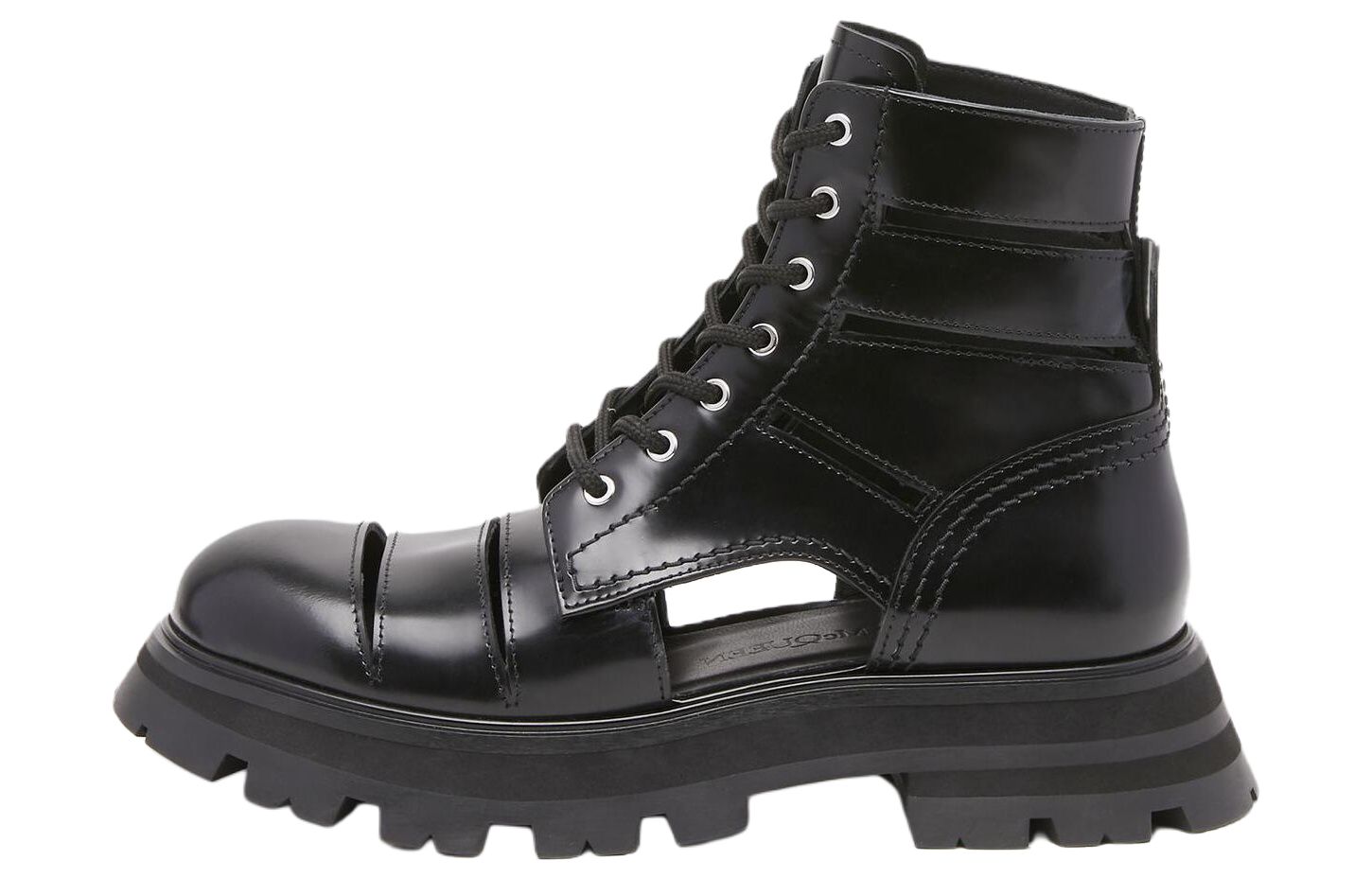 Женские ботинки Alexander McQueen Wander (черные)