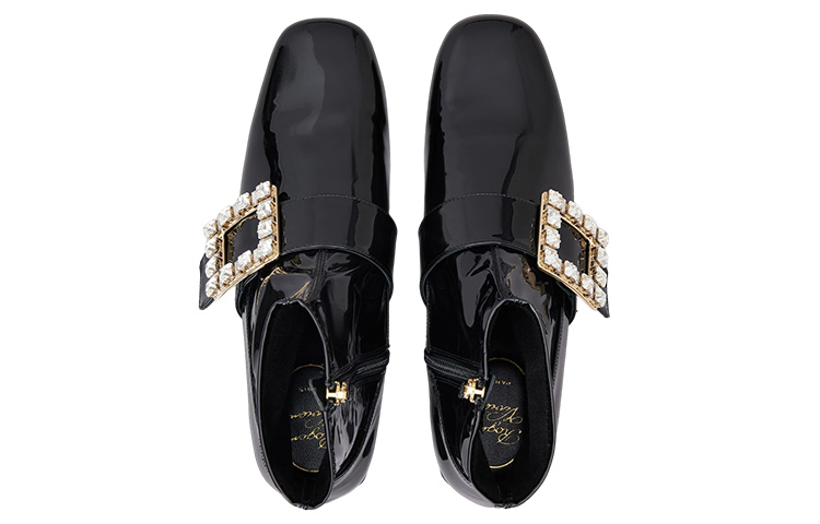 Roger Vivier Leather Ankle Boots Women's Black