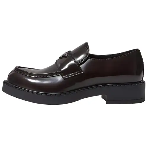 PRADA Loafers Men's Low Top Brown