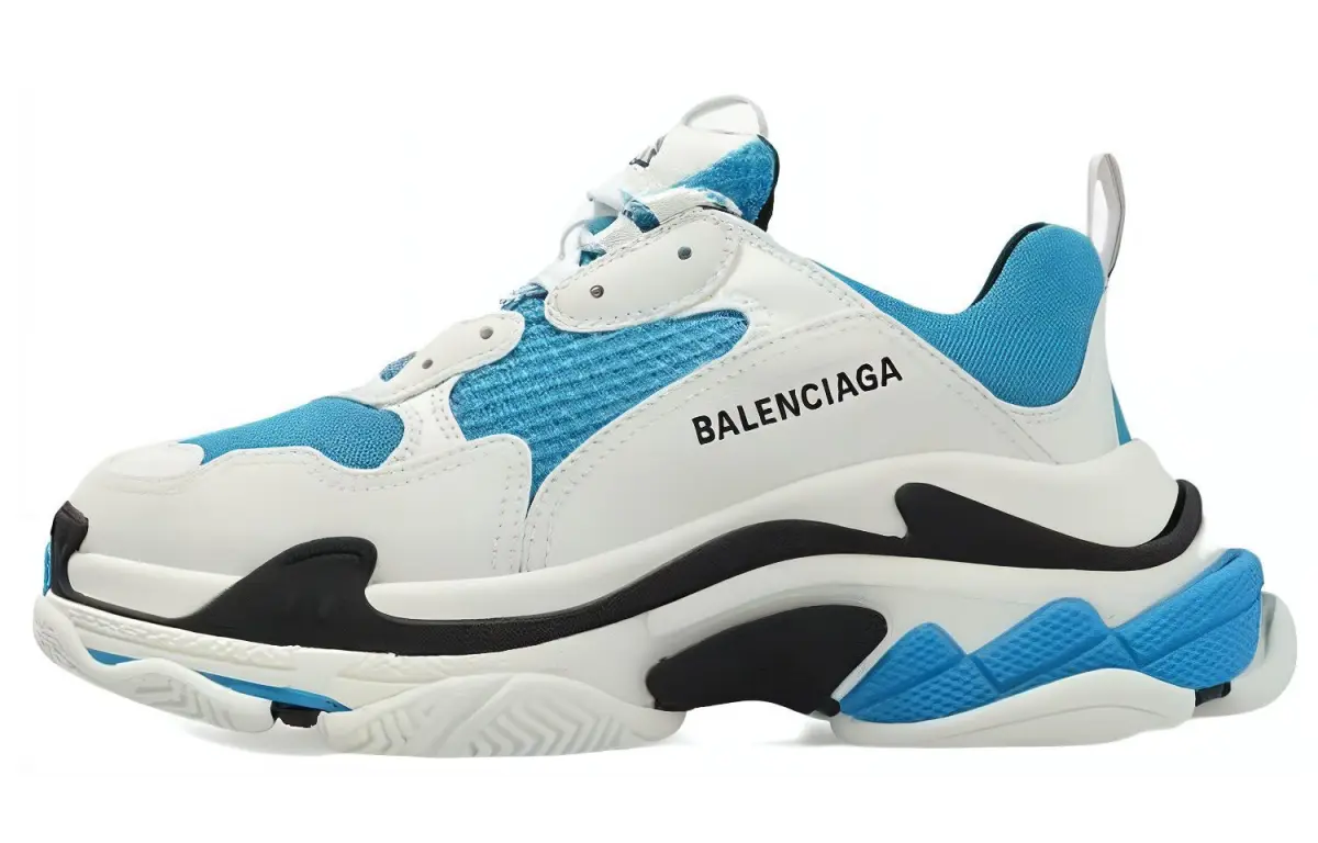 Balenciaga Triple S Sneakers 'White Carib Blue'