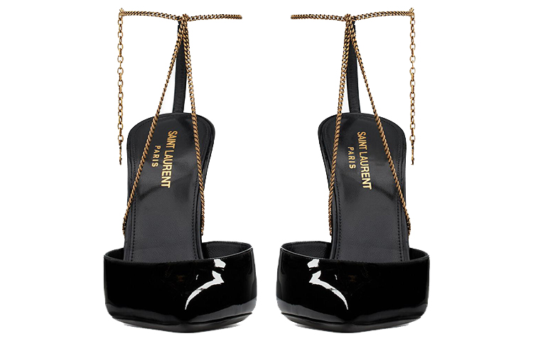 SAINT LAURENT Kayla Patent Pumps
