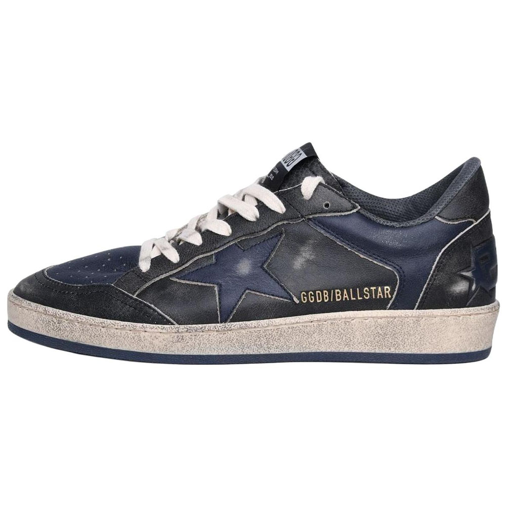Мужские кеды Golden Goose Ball Star (черные)