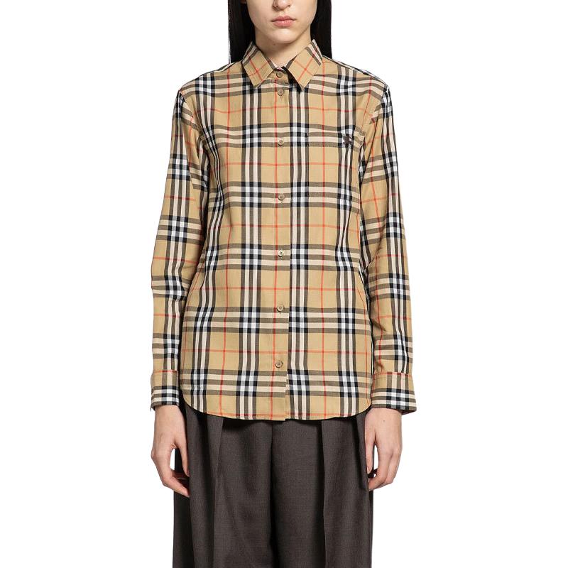 Женская рубашка Burberry (в клетку)