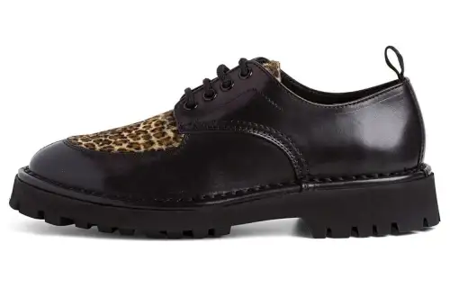 KENZO Leather Casual Shoes Women's Black
