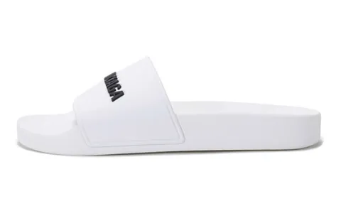 Balenciaga Pool Slide White White Women's