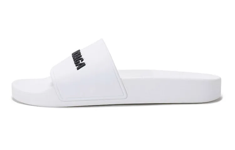 Balenciaga Pool Slide White White Women's