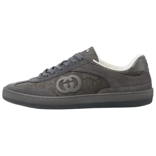 GUCCI G75 Low top Skateboard Shoes Men's Gray