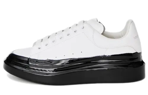 Alexander McQueen Oversized Sneakers 'White Black Sole'
