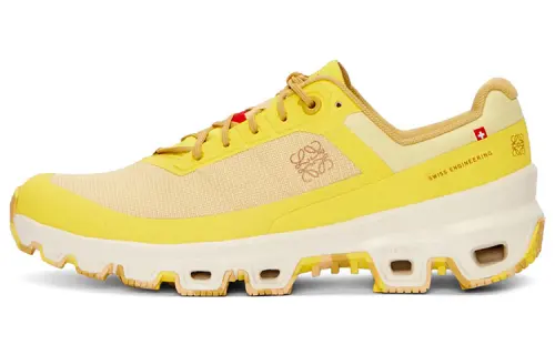 On x LOEWE Cloudventure Fabric Cushioning Low top Sports Casual Shoes Women's Light Yellow