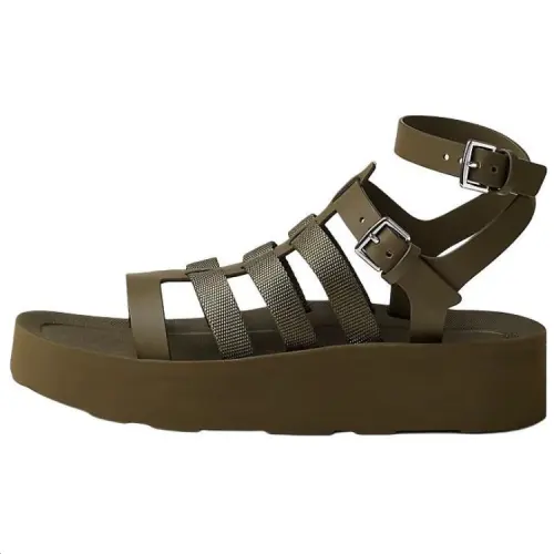 HERMES Jupiter Roman Sandals 4.3cm Women's Green