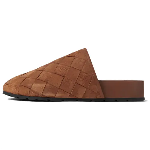 Bottega Veneta Closed Toe Slippers Men's Caramel