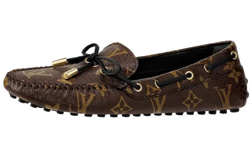 LOUIS VUITTON Gloria Casual Shoes Women's Cocoa Brown