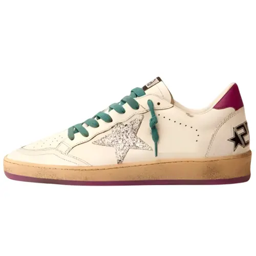Golden Goose Ball Star Skateboard Shoes Women's Low Top White