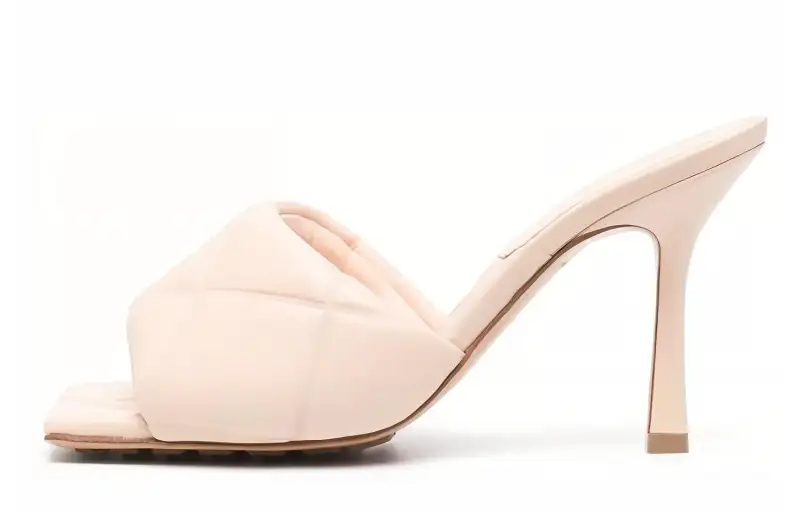Bottega Veneta Lido Slim Heel High Heels 10cm Women's Pink