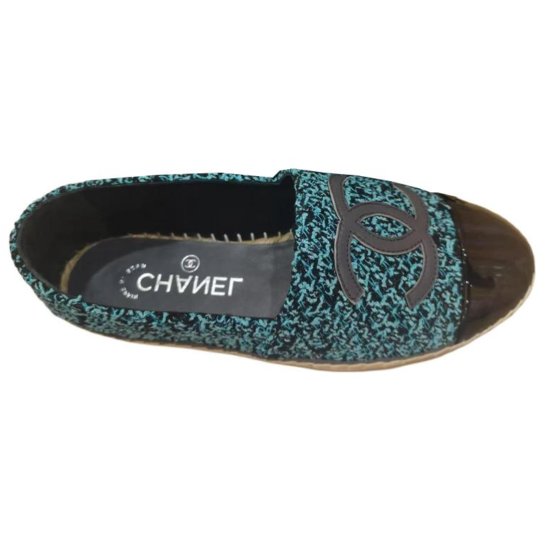 Женские кеды Chanel (синие) — фото 2