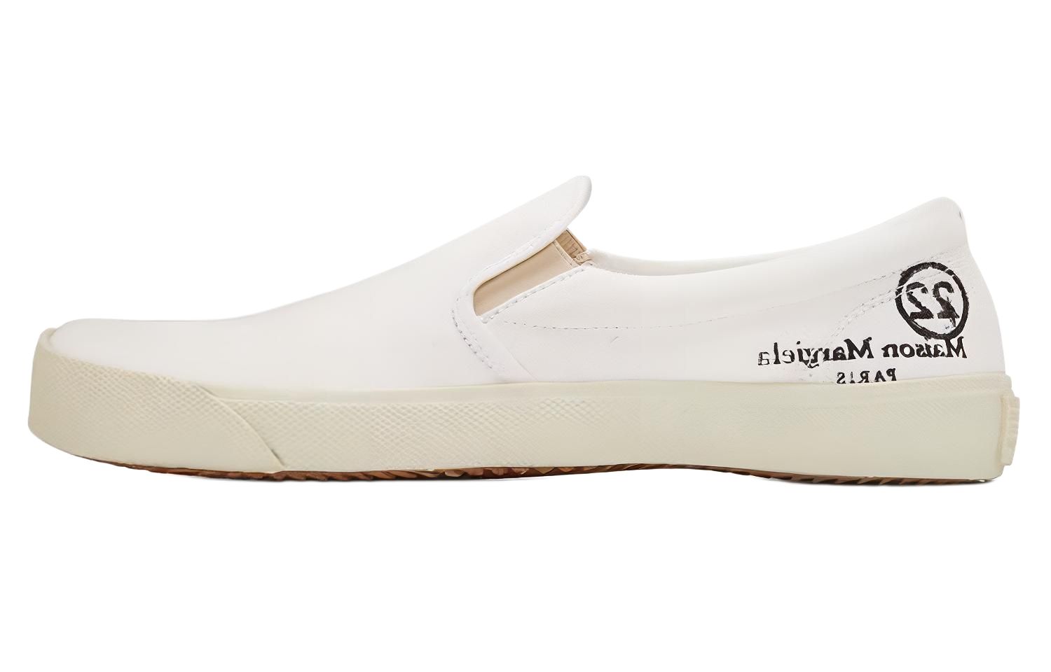 Мужские слипоны Maison Margiela S57WS0294P1875T1003 (белые)