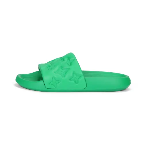 LOUIS VUITTON Waterfront Slide Slippers Men's Green