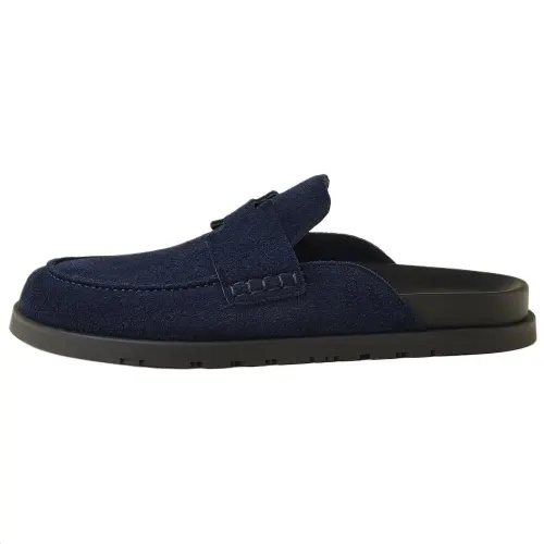 HERMES Go Closed Toe Slippers Men's Marine Blue