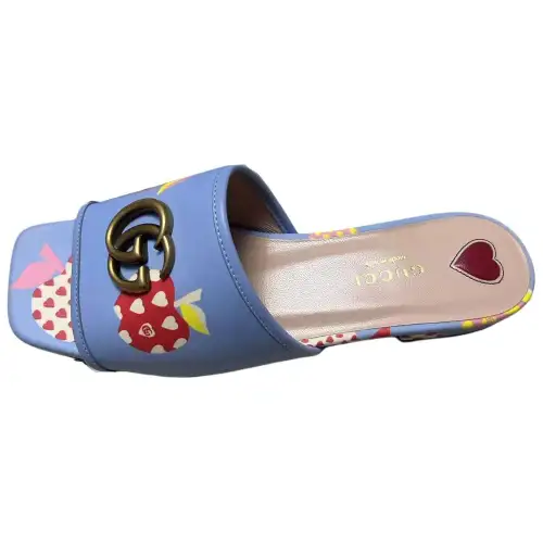 GUCCI Slide Slippers Women's Blue
