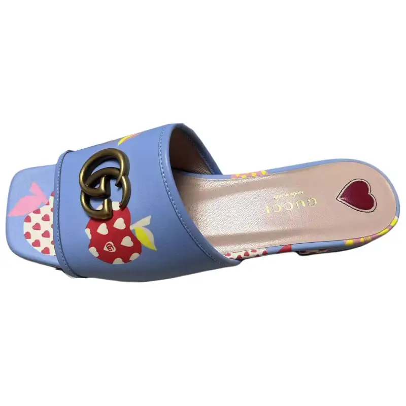 GUCCI Slide Slippers Women's Blue
