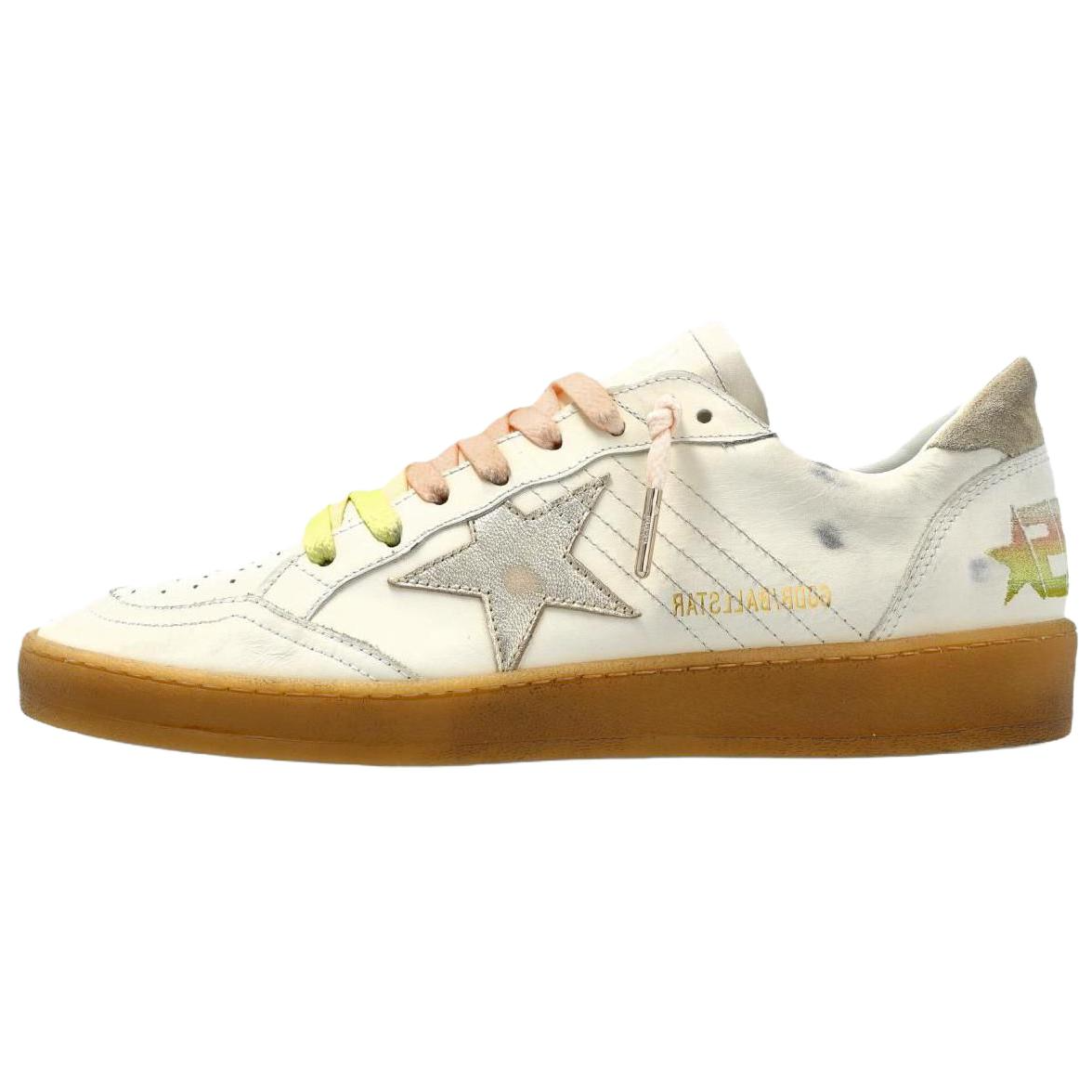 Женские кеды Golden Goose Ball Star (кремовые)