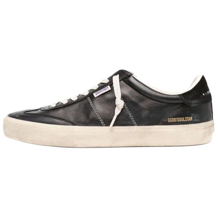 Мужские кеды Golden Goose Soul Star (черные)