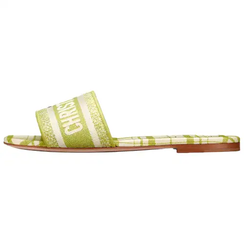 DIOR Dway Stylish Sandal Women's Green Yellow