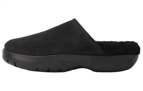 Bottega Veneta Snap Rubber Sole Closed Toe Slippers Women's Black
