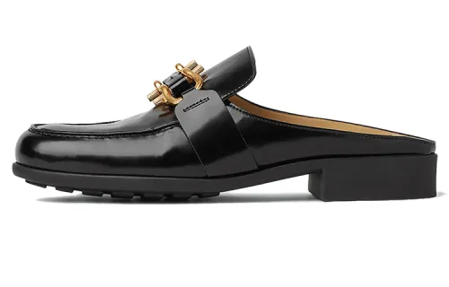 Bottega Veneta Monsieur Closed Toe Slippers Men's Black