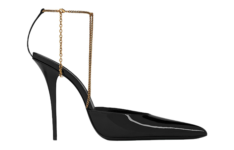 SAINT LAURENT Kayla Patent Pumps