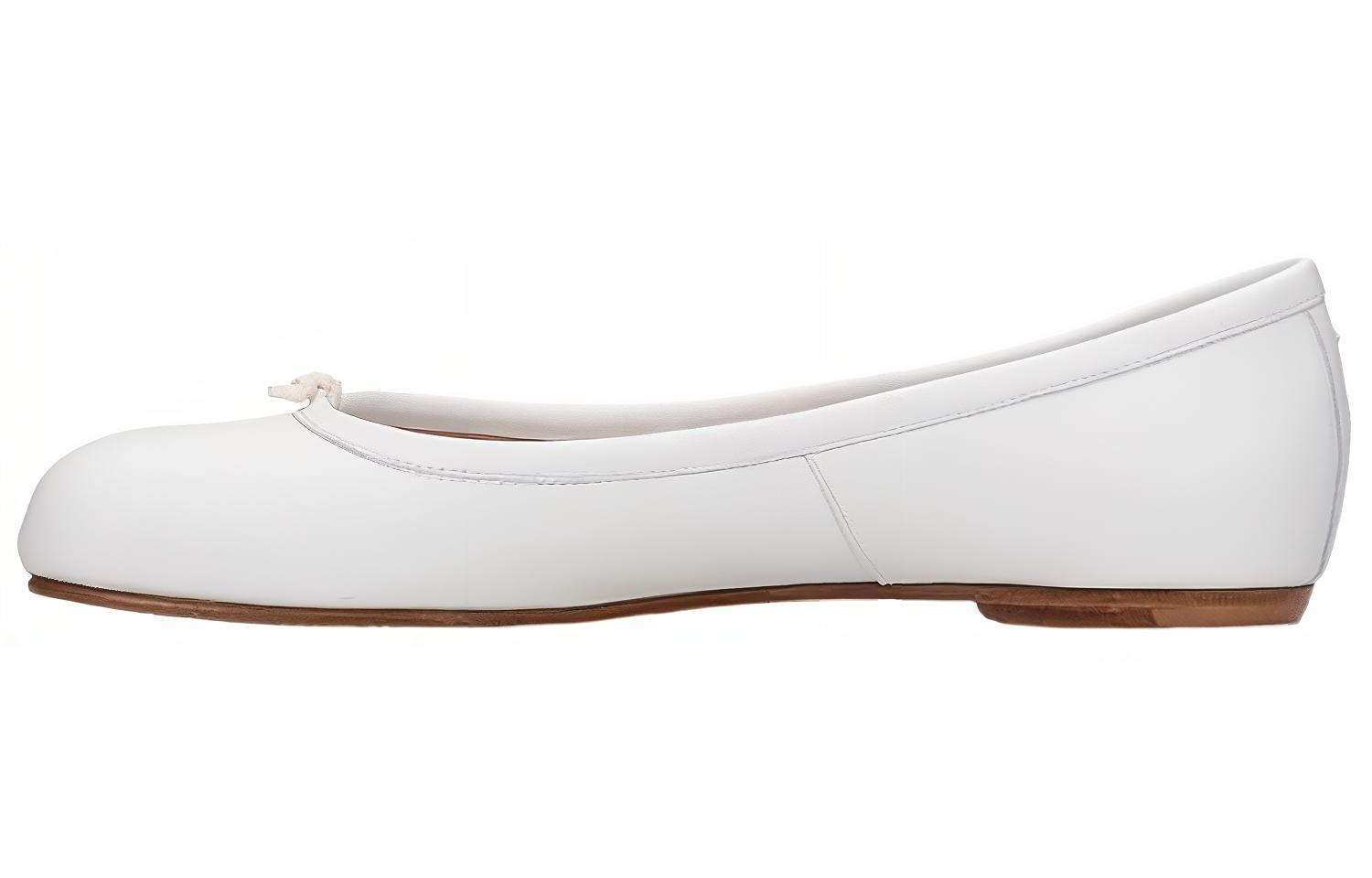 Maison Margiela Tabi Leather Ballerina Shoes