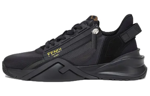 FENDI Nylon Low Top Black