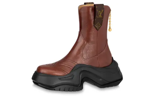 LOUIS VUITTON Archlight 2.0 Platform Ankle Boots Women's Brown