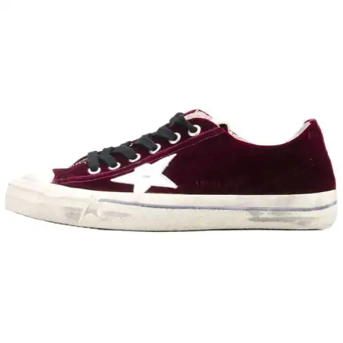 Golden Goose V Star Skateboard Shoes Women's Low Top Red
