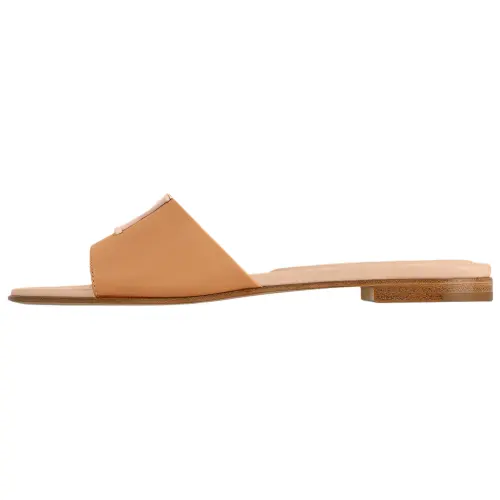 LOUIS VUITTON Slide Slippers Women's Natural