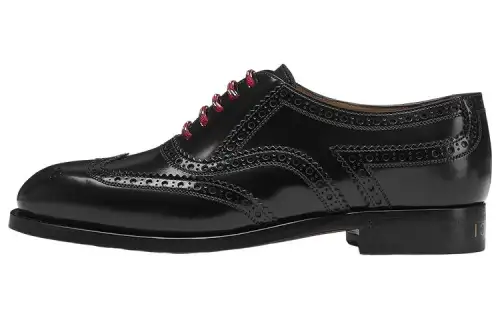 Gucci Cordovan Lux Lace Up 'Black'