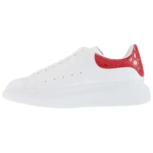 Alexander McQueen Oversized Sneaker 'White Red Crocodile'