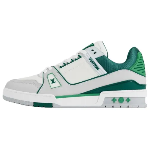 LOUIS VUITTON Trainer Low top Skateboard Shoes Men's Green