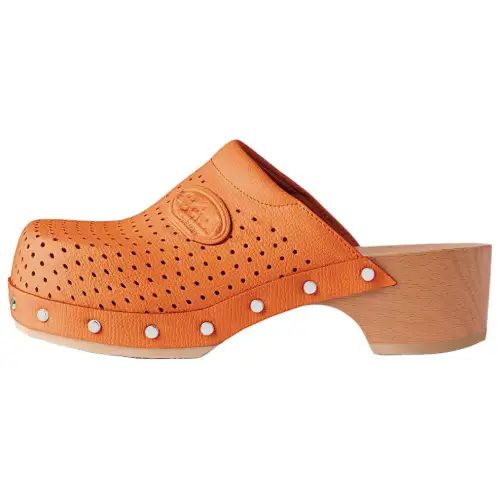 Balenciaga X Scholl Square Toe Clogs