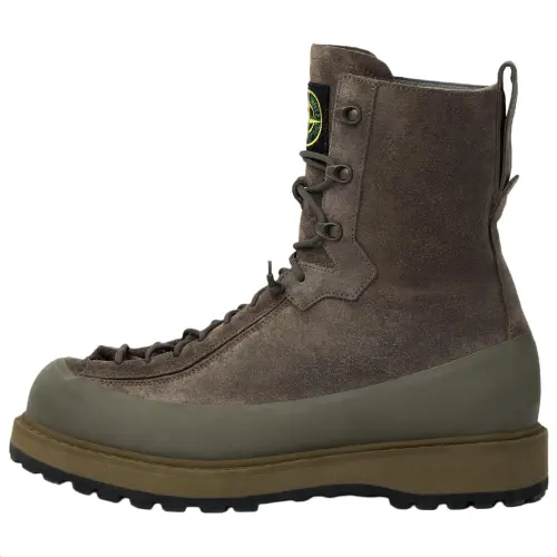 STONE ISLAND S100110 Short Outdoor Boots Men's Army Green