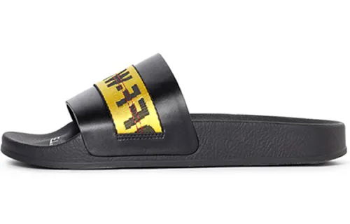 OFF WHITE Sliders 'Black Yellow'