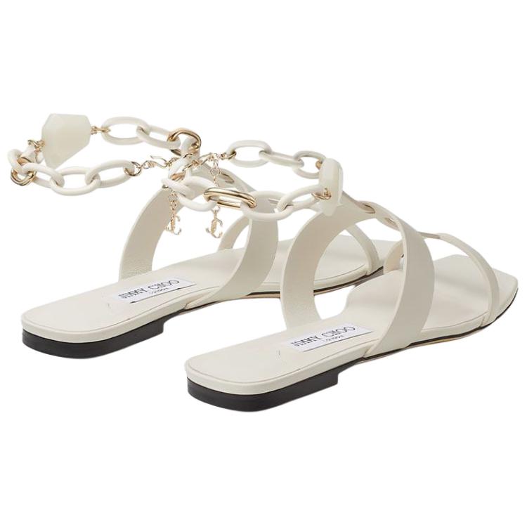 Jimmy Choo Reed Flat Slippers Women's Latte