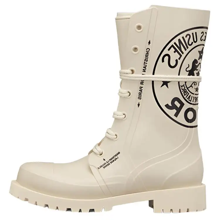 DIOR DIORCamp Ankle Boot Beige DIOR Union Rubber Women's