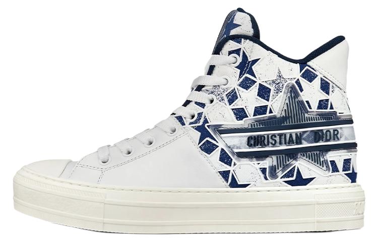 DIOR Women's Walk'N'DIOR Star Etoile High 'White Deep Blue'